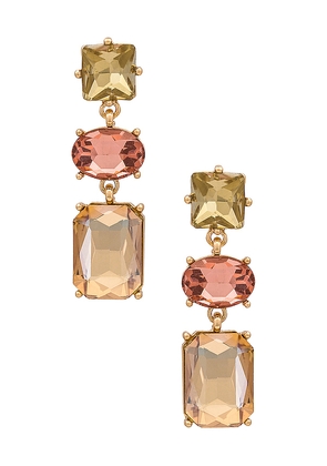 petit moments Allie Earrings in Metallic Gold.