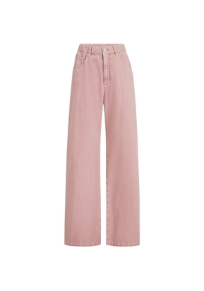 Brunello Cucinelli garment-dyed monili trousers - Pink