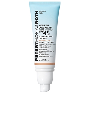 Peter Thomas Roth Water Drench Broad Spectrum SPF 45 Hyaluronic Sheer Tint Moisturizer in Beauty: NA.
