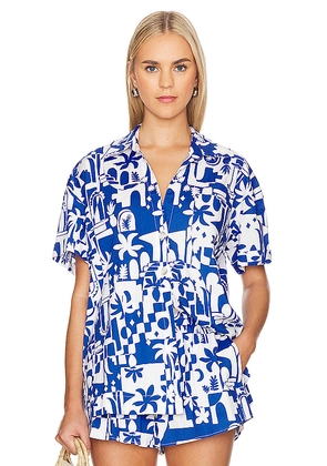 Show Me Your Mumu Parker Button Down in Multi. Size M. Also in L, S.