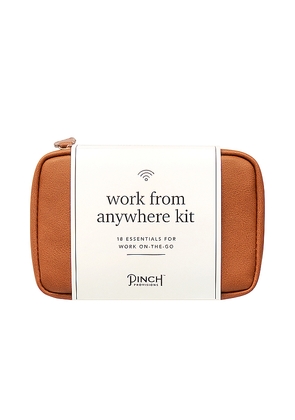 Pinch Provisions Work From Anywhere Kit in Cognac.