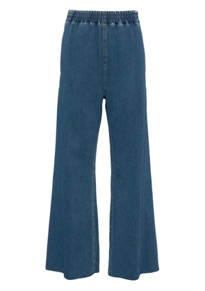 System denim jersey pants - Blue