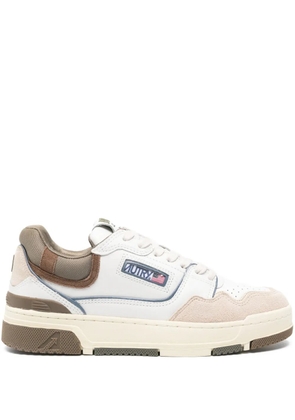 Autry panelled lace-up sneakers - White