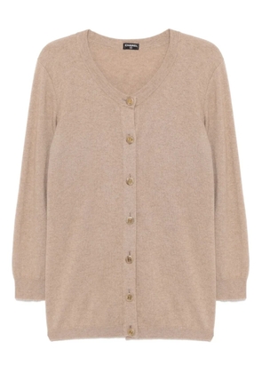 CHANEL Pre-Owned 1990-2000s V-neck cardigan - Neutrals