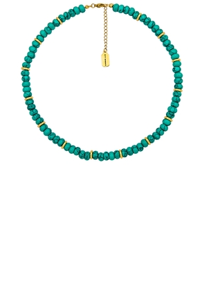 petit moments Elfie Necklace in Teal.
