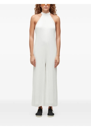 Osklen pleated jumpsuit - White