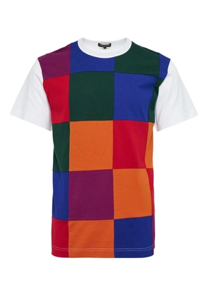 Comme des Garçons Homme Plus crew-neck colour-block T-shirt - White