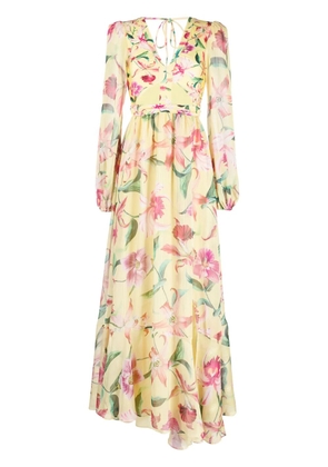 PatBO Laelia cut-out maxi dress - Yellow