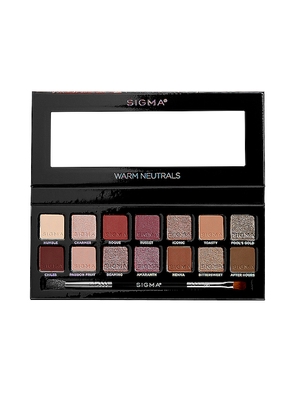 Sigma Beauty Warm Neutrals Eyeshadow Palette in Beauty: NA.