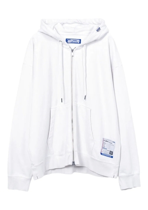 in･stru(men-tal). zip-up hoodie - White