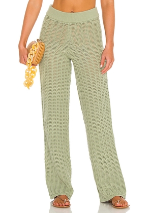 Tularosa Maeve Knit Pants in Sage. Size M. Also in S, XS.