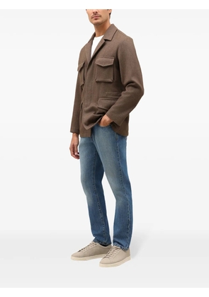 Boglioli garment-dyed field jacket - Brown