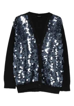 Fabiana Filippi sequin-embellishment cardigan - Black