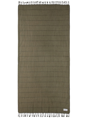 Sunkissed Capri Sand Free Beach Towel in Olive.