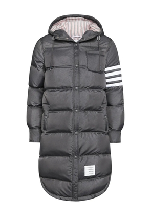 Thom Browne ripstop 4-bar parka - Grey