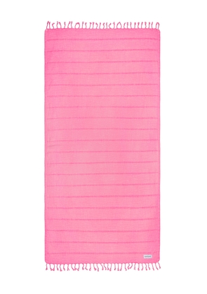 Sunkissed Fiji Sand Free Beach Towel in Pink.