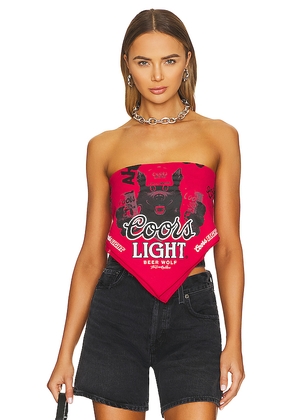 The Laundry Room Ahroooo Bandana in Red.