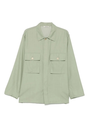 Auralee wool shirt - Green