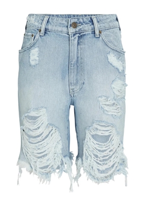 SEROYA Mia frayed shorts - Blue
