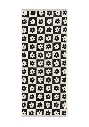Slowtide Gigi Hand Towel in Black.