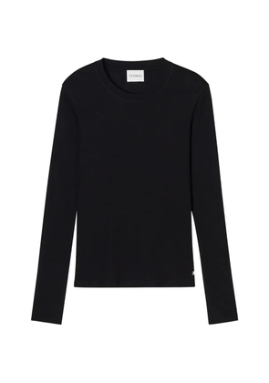 Closed long-sleeve top - Black