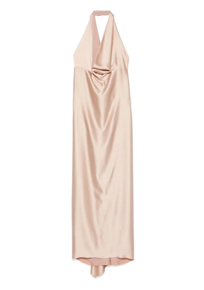 Blanca Vita satin maxi dress - Neutrals