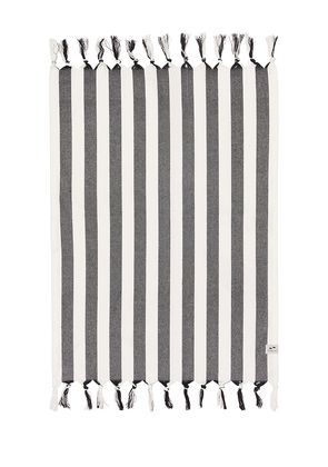 Slowtide Cabana Kitchen Towel in White.