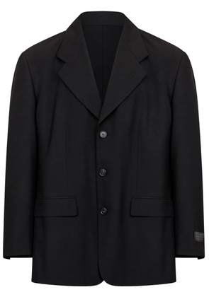 MM6 Maison Margiela logo-appliqué jacket - Black