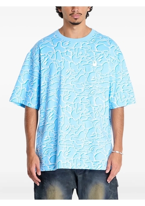 A BATHING APE® pattern T-shirt - Blue