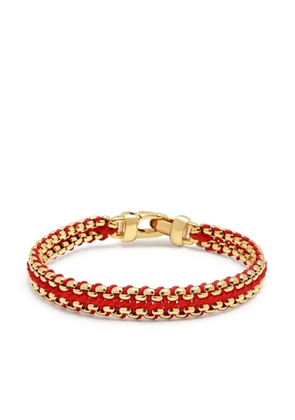 Nialaya Jewelry Woven 8mm Box Chain bracelet - Gold