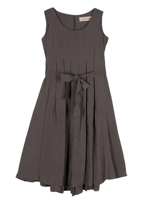 Blanca Vita sleeveless pleated midi dress - Grey