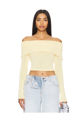 SEROYA Besty Top in Lemon. Size L. Also in M, S, XL, XS.