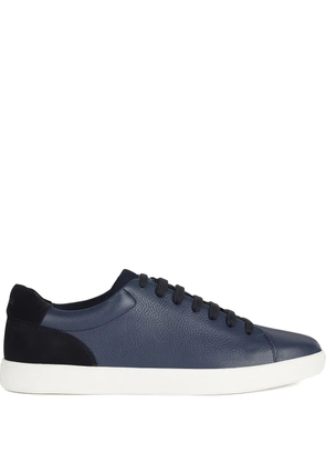 Geox Avola leather panel trainers - Blue