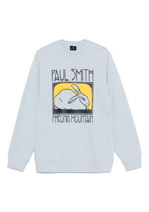 PS Paul Smith Phoenix Mountain rabbit-print sweatshirt - Blue