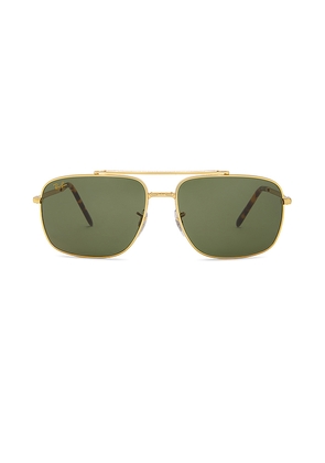 Ray-Ban Sunglasses in Gold & Black in Black.