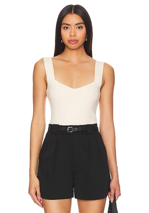 Rue Sophie Elys Bodysuit in Beige. Size L. Also in M.