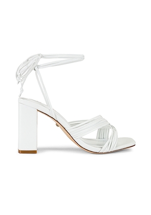 RAYE Gian Heel in White. Size 10. Also in 5.5.