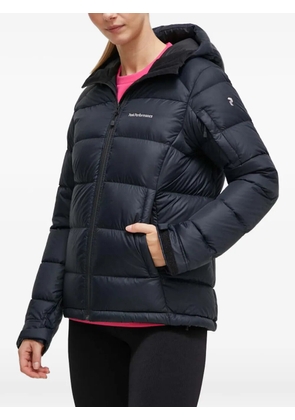Peak Performance hooded quilted jacket - Blue