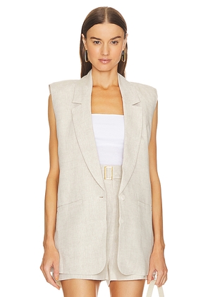The Femm Key Vest in Beige. Size XL. Also in L.