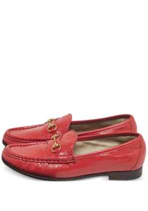 Gucci Pre-Owned 1953 Horsebit leather loafers - Red