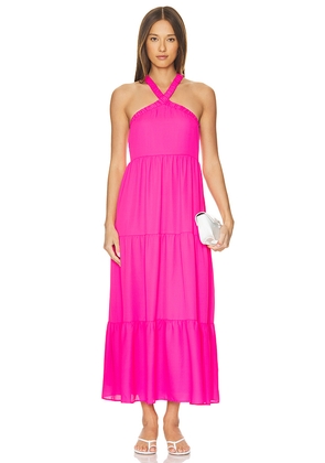 Show Me Your Mumu Hallie Halter Dress in Fuchsia. Size S. Also in XS.