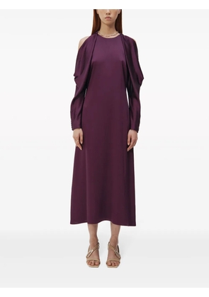 Simkhai Lovisa cold-shoulder midi dress - Purple