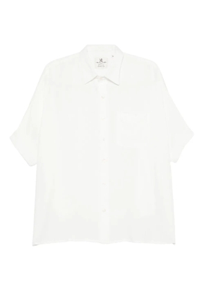 Denimist linen-blend shirt - White
