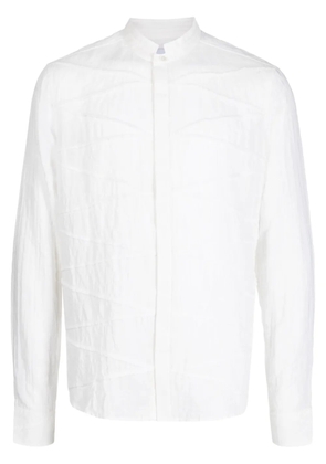 Private Stock Sun Tzu exposed-seam shirt - White