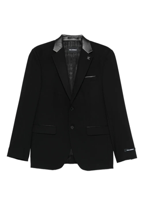 Karl Lagerfeld Rock button-fastening blazer - Black