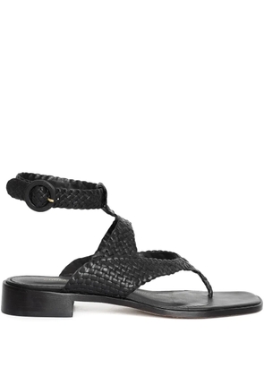 Sarah Chofakian Truffle sandals - Black