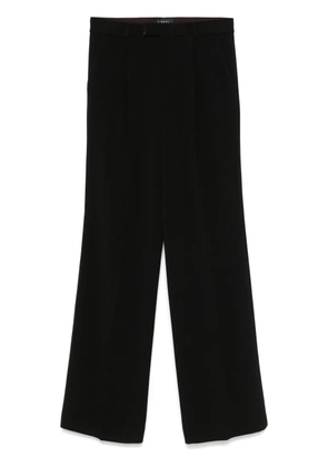 A.M.G. pleat-detail trousers - Black