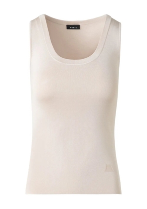 Akris scoop-neck tank top - Neutrals
