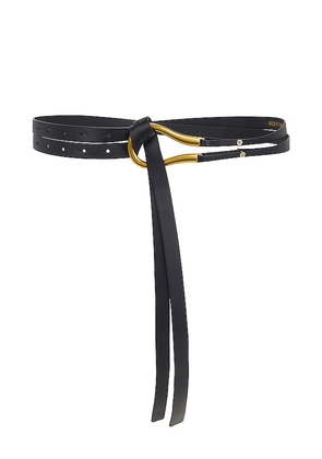 petit moments Loop Belt in Black.