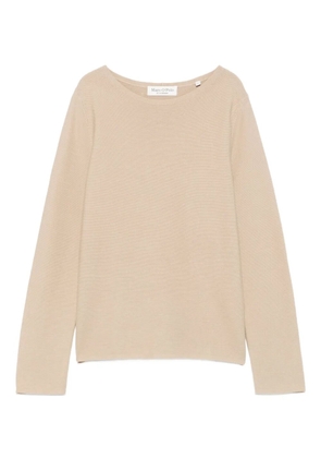 Marc O'Polo boat-neck long-sleeve top - Neutrals
